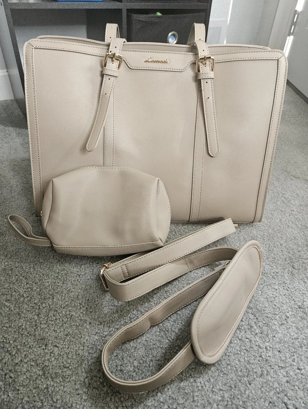 LOVEVOOK Laptop Tote Bag 17.3